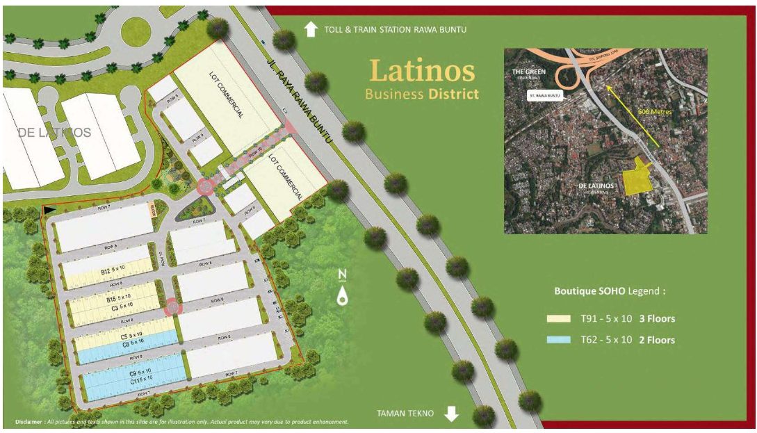 siteplan latinos business district