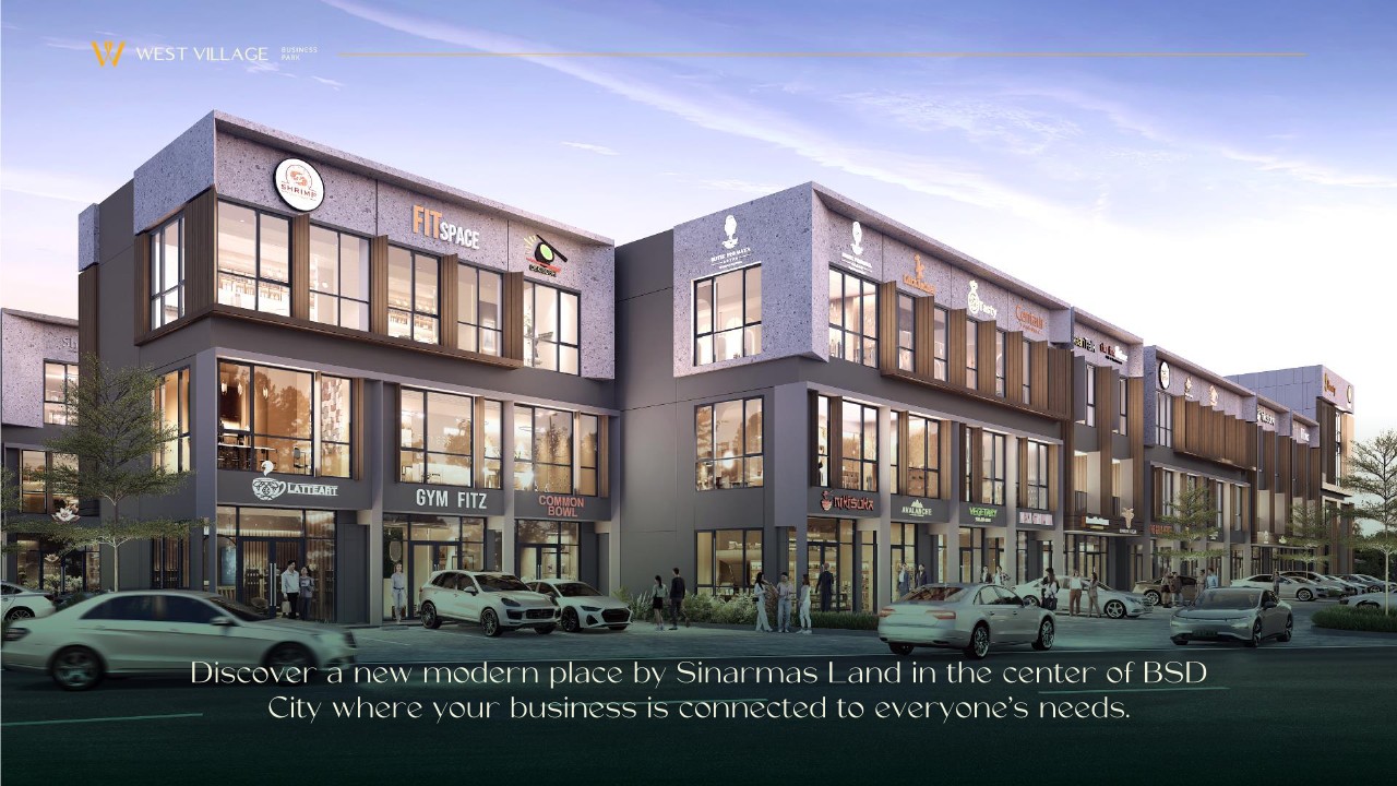 ruko west village bsd