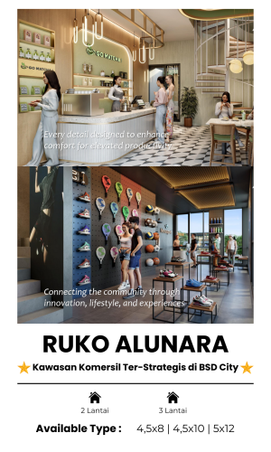 Ruko Alunara BSD