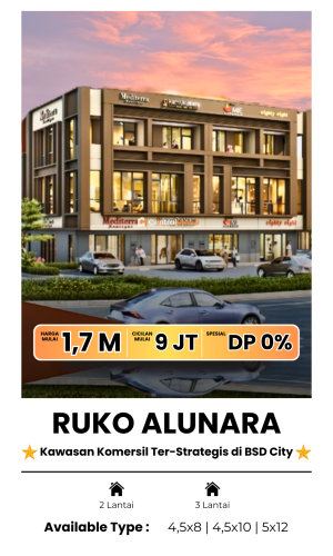 Ruko Alunara BSD